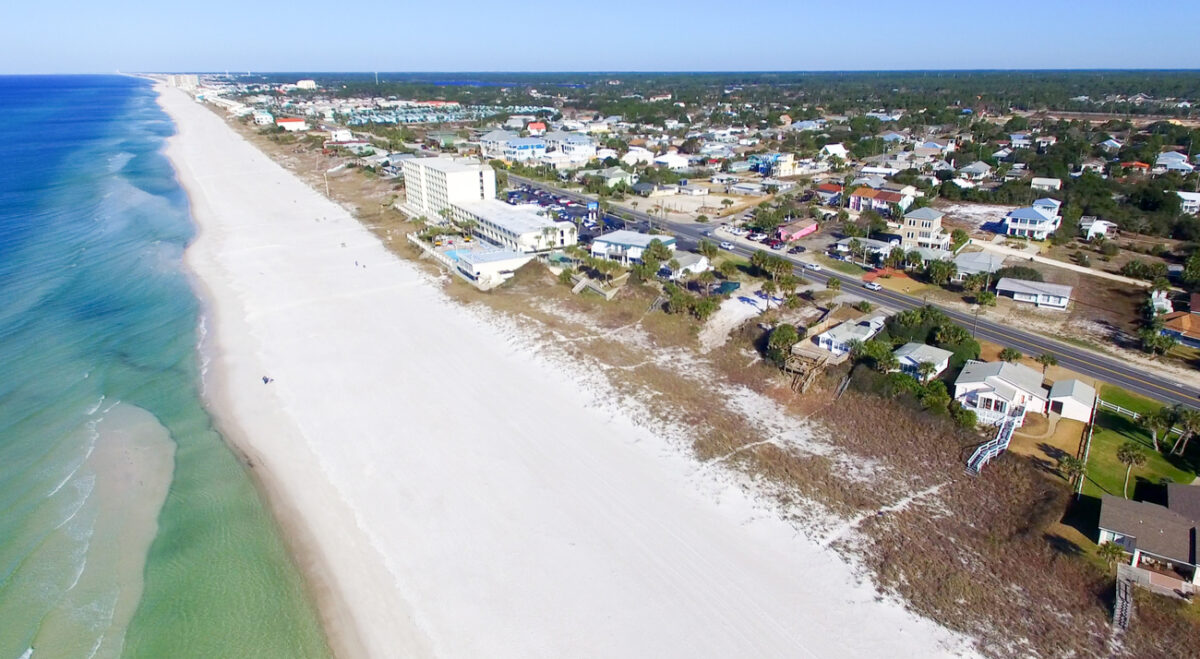 Panama City Beach from the air