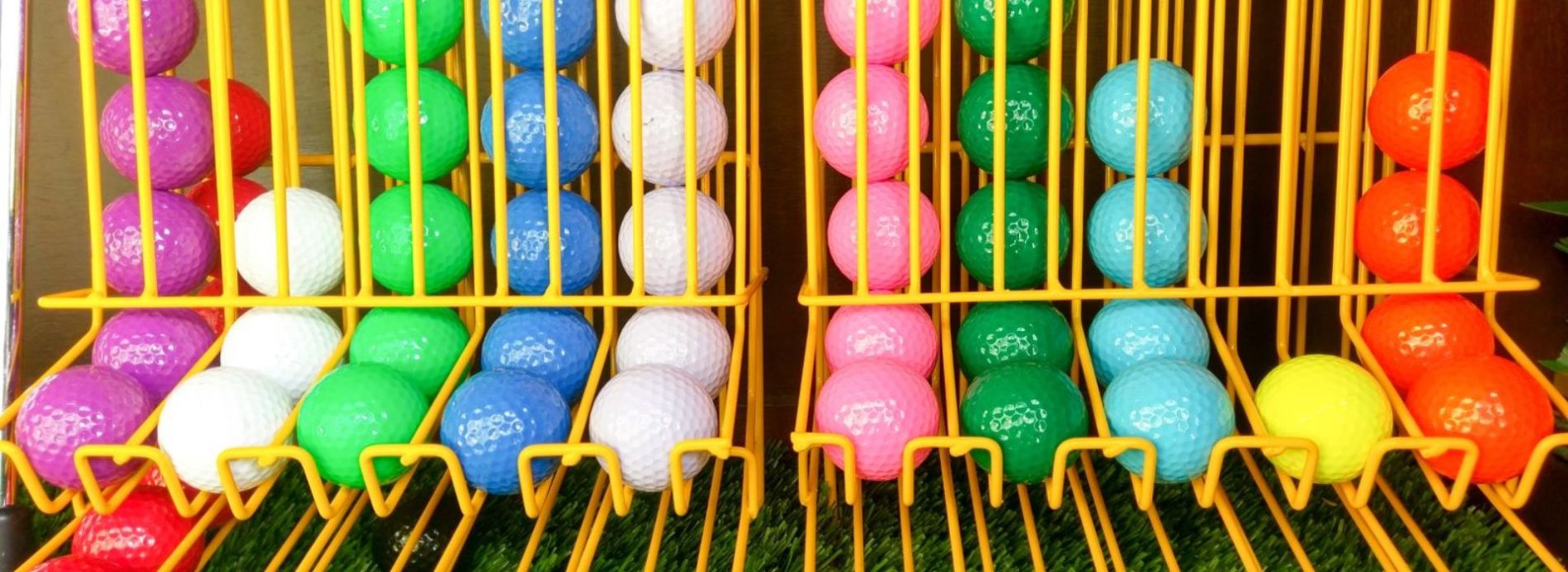 rainbow golf balls header